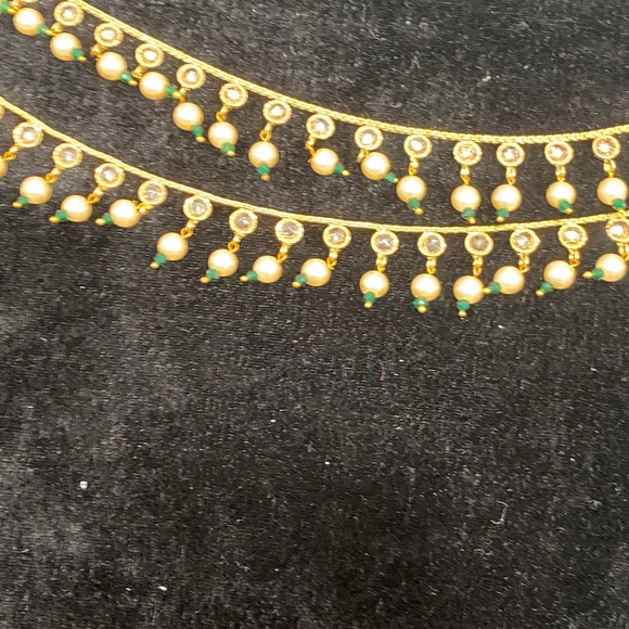 Jewelry Indian Pakistani Punjabi Jewelry Green Anklets Poshmark